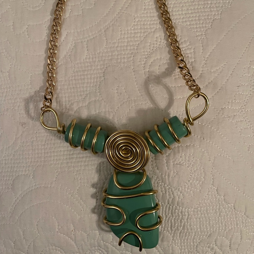 COPY - Jade Stoned Necklace set